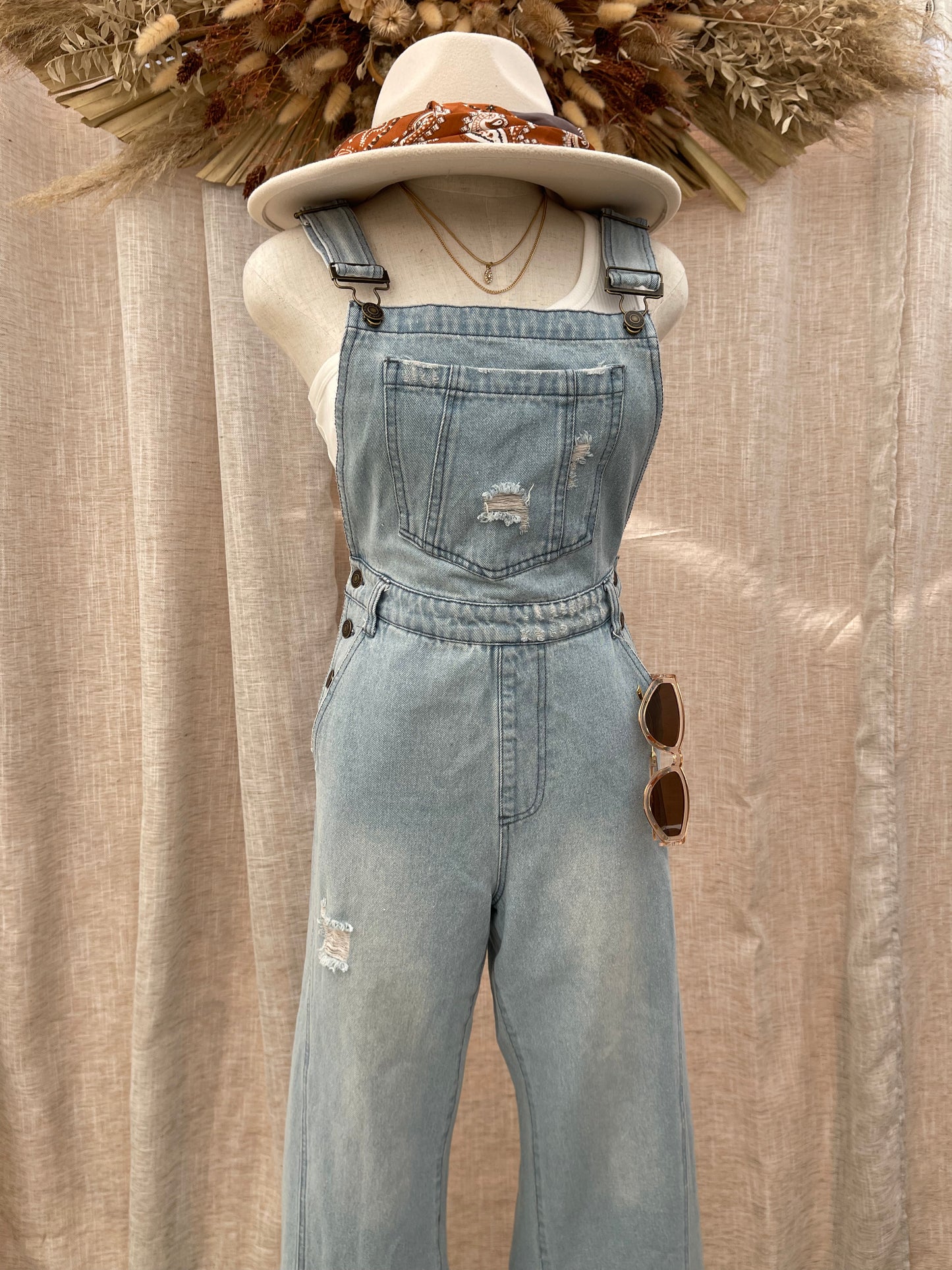 Up To No Good Denim Overall